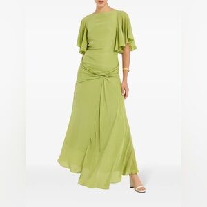 De La Vali Maxi Arlowe Green Dress size 2